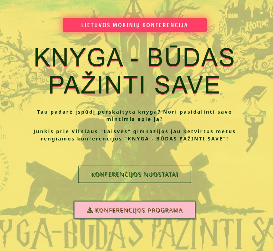 Konferencija „Knyga – būdas pažinti save